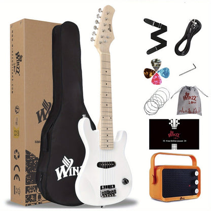 WINZZ 30-Inch Electric Guitar Starter Kit with Mini Amp and Gig Bag detail image - detail view 11