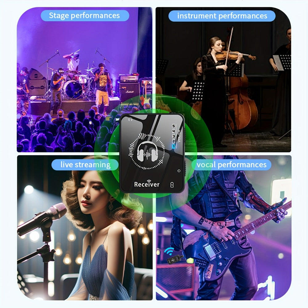 Wireless In-Ear Monitor System, Portable, 2.4 GHz Wireless for Personal Monitoring detail image - detail view 4