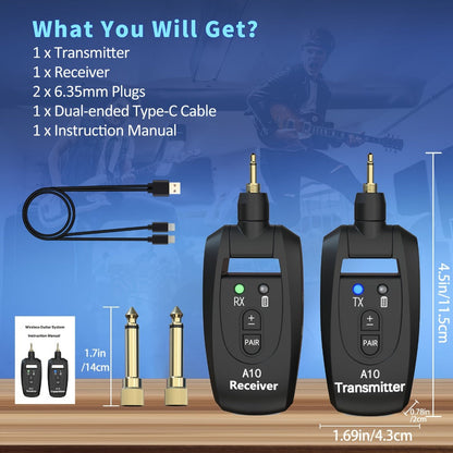 Wireless Instrument System, 2.4 GHz Wireless for Wireless Connection Between A Instrument detail image - detail view 8