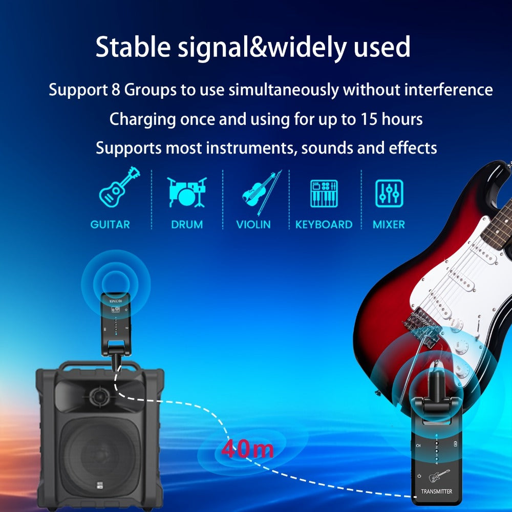 Wireless Instrument System, 4GHz, 2.4 GHz Wireless for Wireless Connection Between A detail image - detail view 14