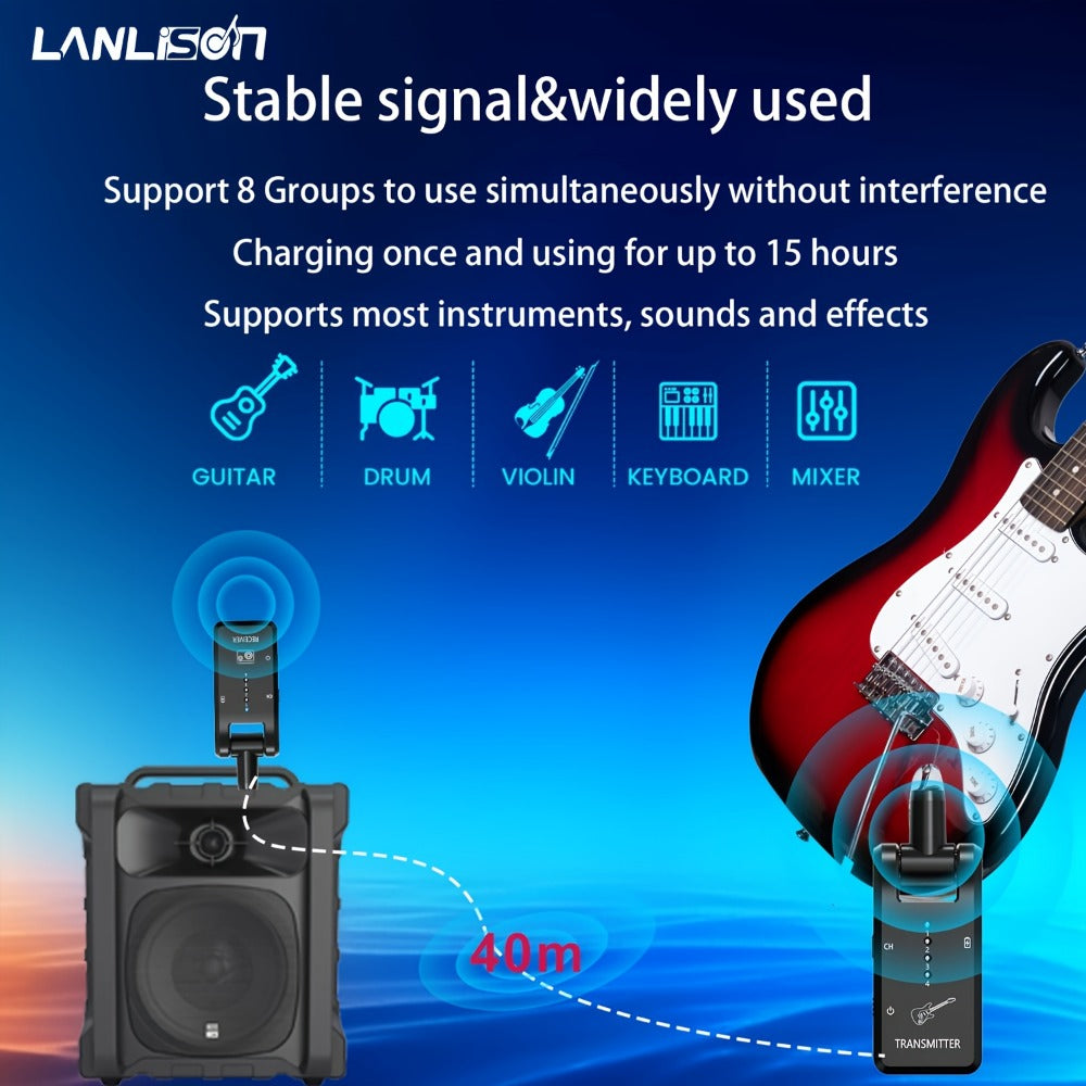Wireless Instrument System, 4GHz, 2.4 GHz Wireless for Wireless Connection Between A detail image - detail view 6