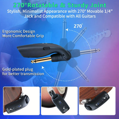 Wireless Instrument System, Black - 2, 2.4 GHz Wireless for Wireless Connection Between A detail image - detail view 6