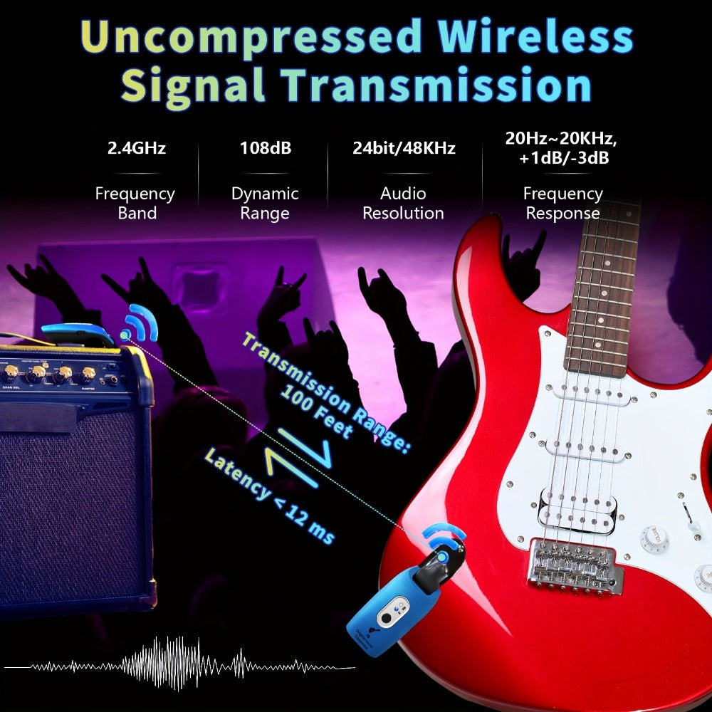 Wireless Instrument System, Blue, 2.4 GHz Wireless for Wireless Connection Between A detail image - detail view 4