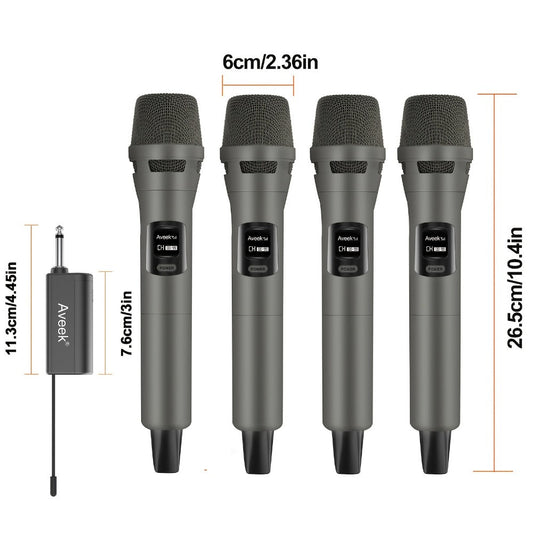 Wireless Karaoke Microphone, Wireless, USB-C, Aveek, Dynamic for Portable Singing detail image