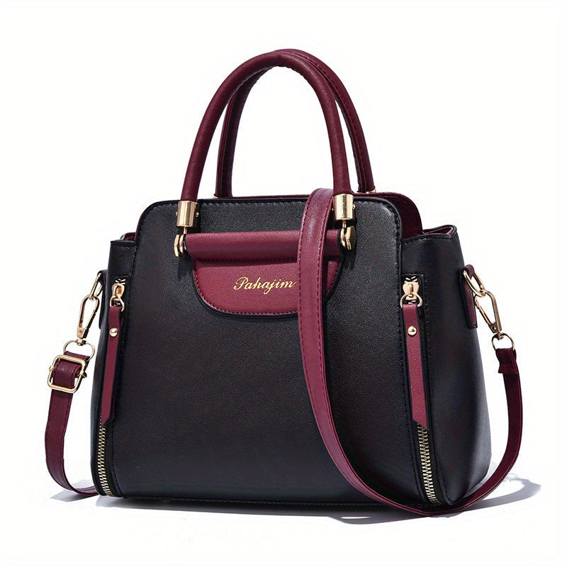 Crossbody Bag for Women – Color Block Stylish Satchel Multiple – front view - product view 11