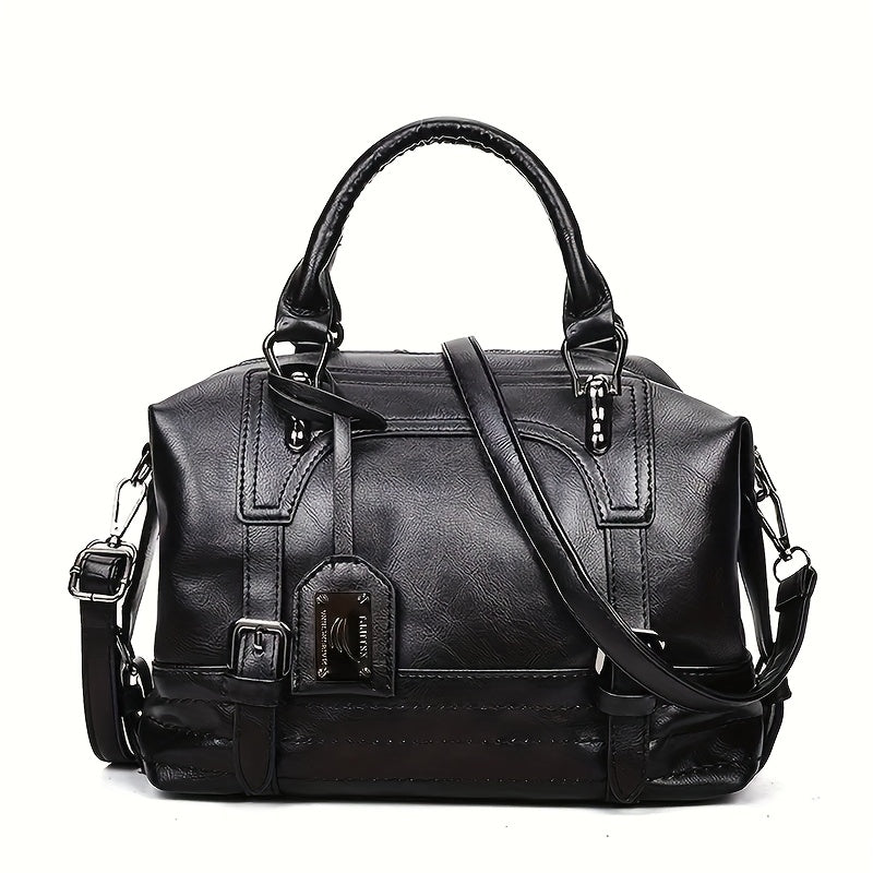 Crossbody Bag for Women – Vintage Boston Solid Color Detachable – detail view 31