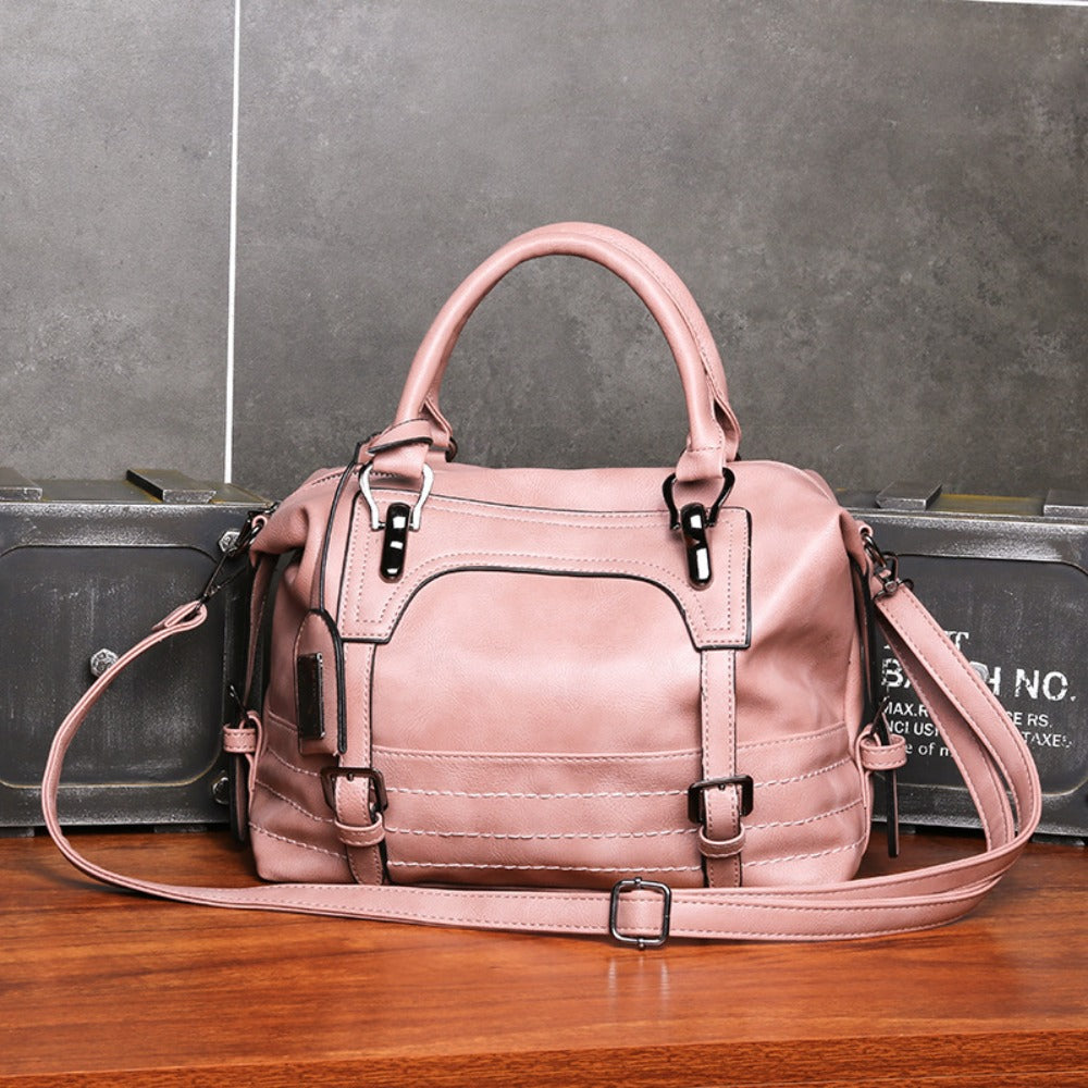 Crossbody Bag for Women – Vintage Boston Solid Color Detachable – detail view 16