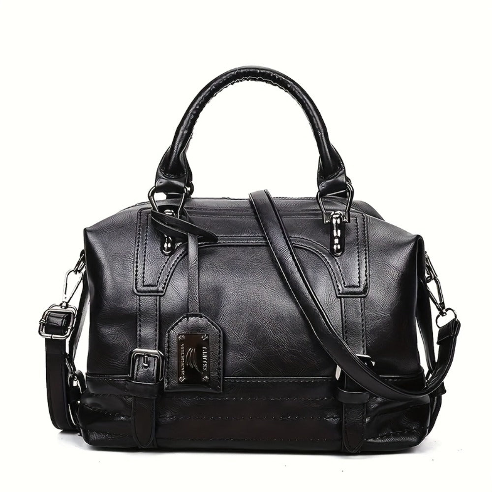 Crossbody Bag for Women – Vintage Boston Solid Color Detachable – detail view 2