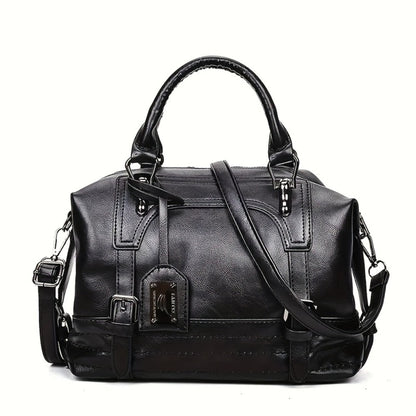Crossbody Bag for Women – Vintage Boston Solid Color Detachable – detail view 2