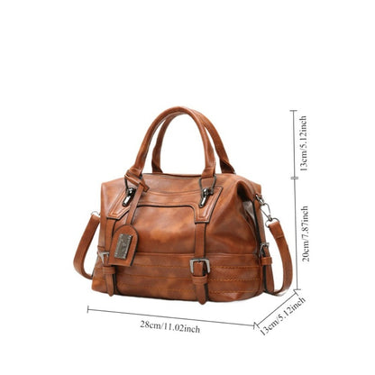 Crossbody Bag for Women – Vintage Boston Solid Color Detachable – detail view 3