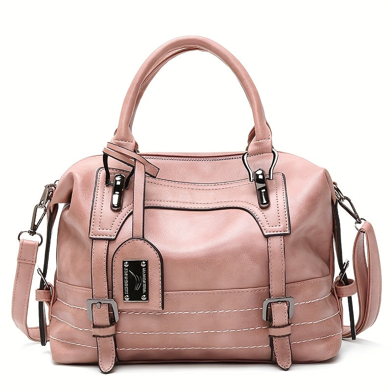 Crossbody Bag for Women – Vintage Boston Solid Color Detachable – detail view 29