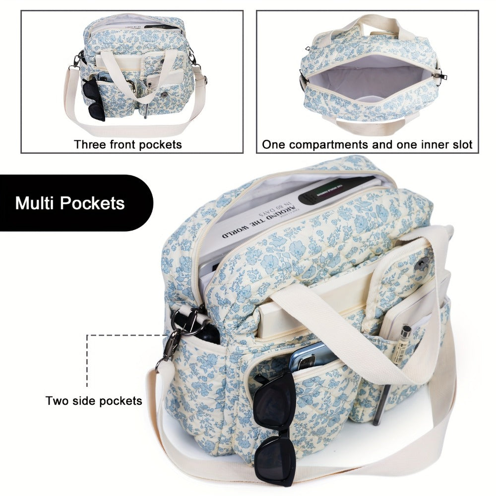 Crossbody Bag for Women – 2 Pcs, Quilted, Multi-Pocket, for Everyday Use – detail view 4