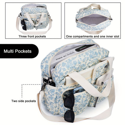 Crossbody Bag for Women – 2 Pcs, Quilted, Multi-Pocket, for Everyday Use – detail view 4
