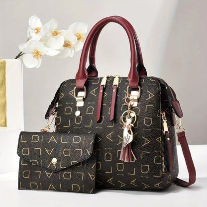 Crossbody Bag for Women – 2-Piece, for Work & Everyday Use – front view