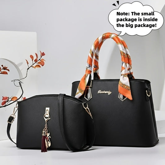 Crossbody Bag for Women – 2 Piece, Large Capacity, for Everyday Use – front view