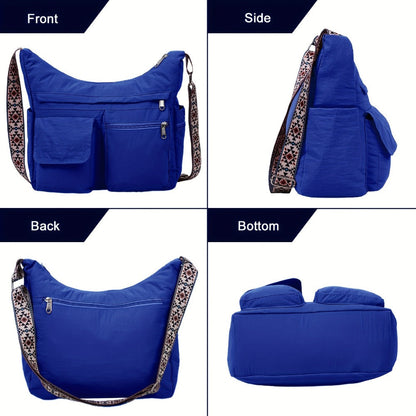 Crossbody Bag for Women – 2-Piece, Nylon, Lightweight, Multi-Pocket – detail view 4