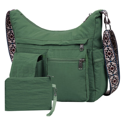Crossbody Bag for Women – 2-Piece, Nylon, Lightweight, Multi-Pocket – detail view 17
