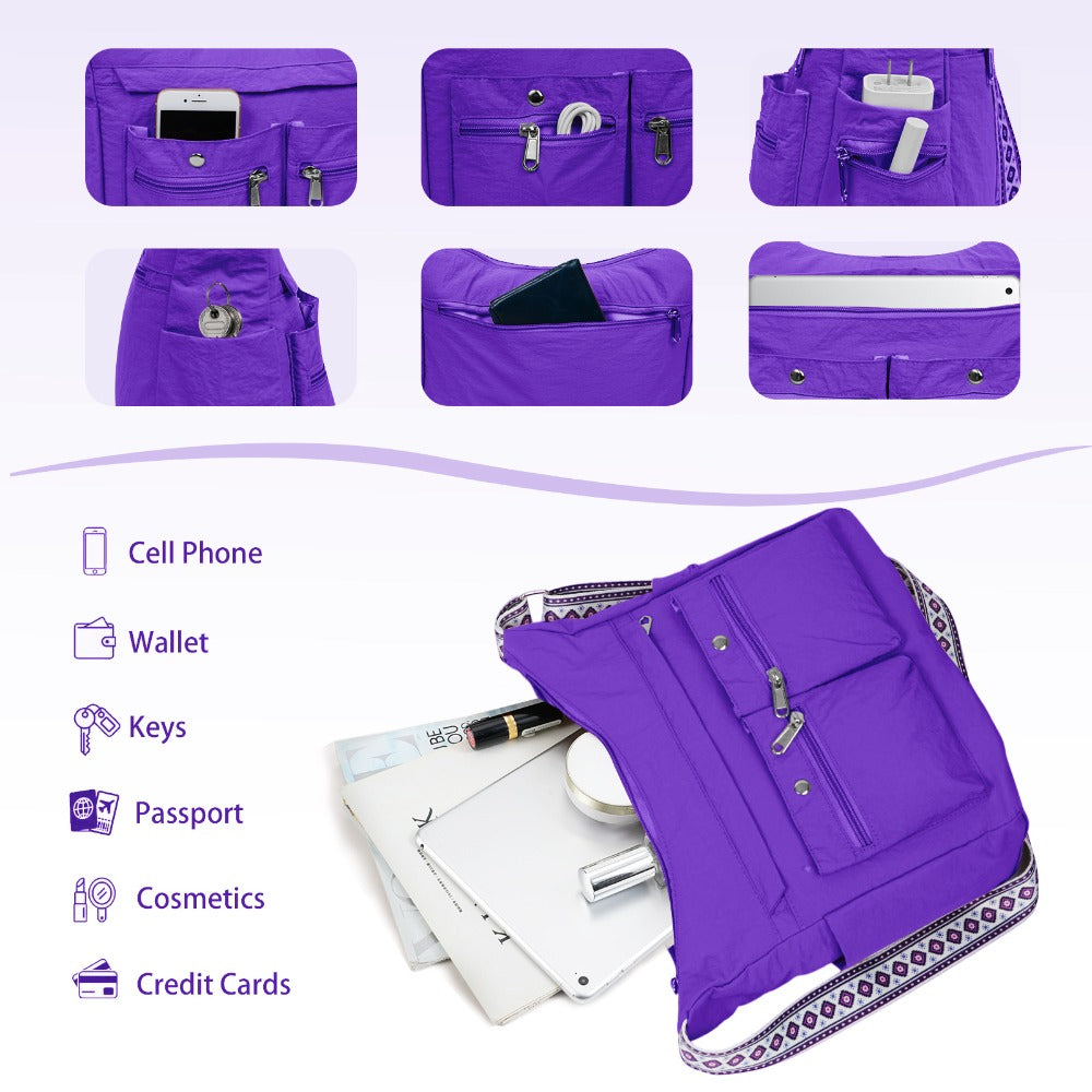 Crossbody Bag for Women – 2 Piece, Nylon, Lightweight, Waterproof – detail view 10