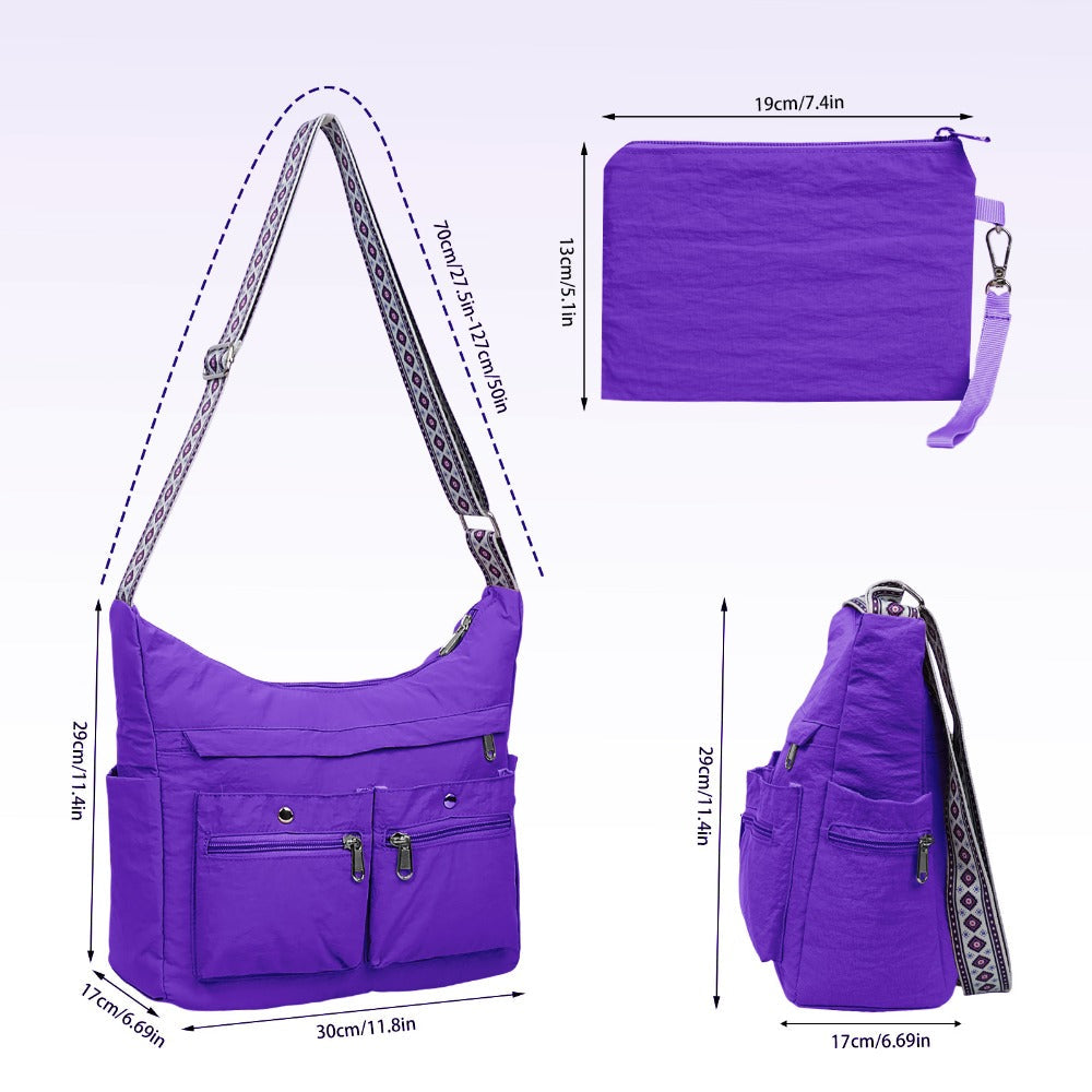 Crossbody Bag for Women – 2 Piece, Nylon, Lightweight, Waterproof – detail view 11