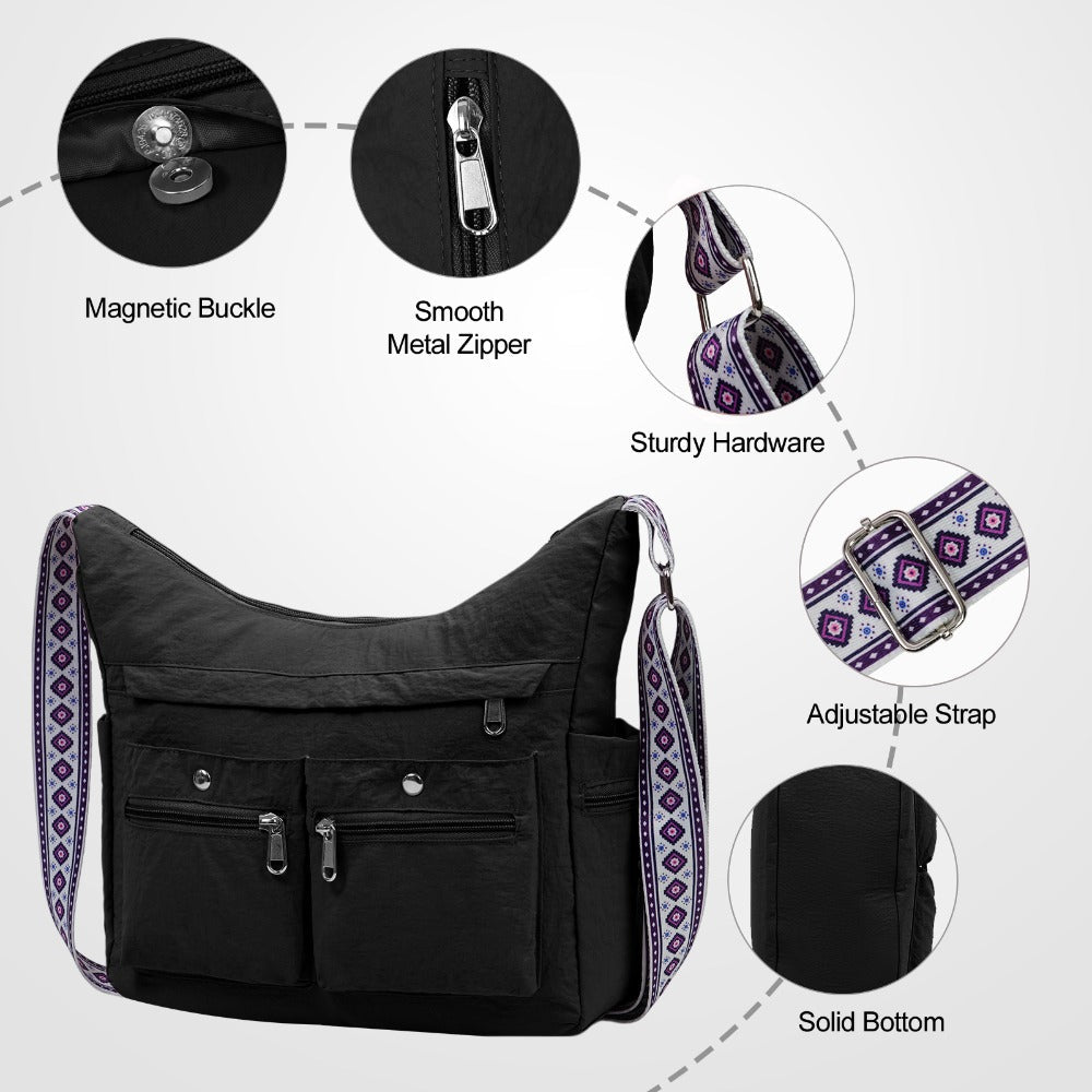 Crossbody Bag for Women – 2 Piece, Nylon, Lightweight, Waterproof – detail view 30