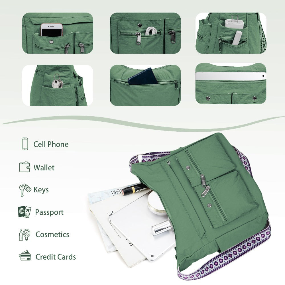 Crossbody Bag for Women – 2 Piece, Nylon, Lightweight, Waterproof – detail view 34