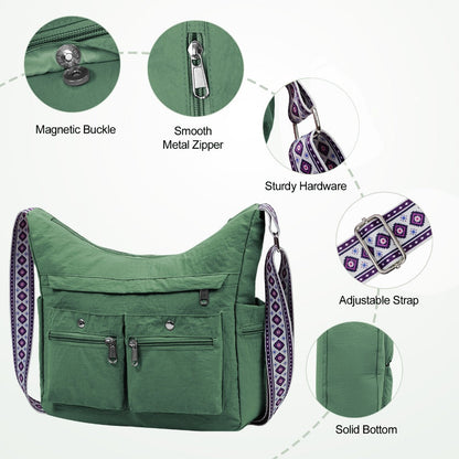 Crossbody Bag for Women – 2 Piece, Nylon, Lightweight, Waterproof – detail view 36
