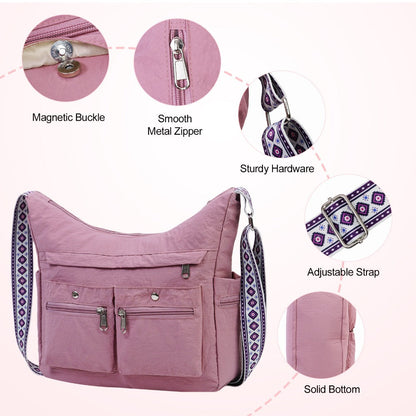 Crossbody Bag for Women – 2 Piece, Nylon, Lightweight, Waterproof – detail view 6