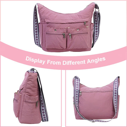 Crossbody Bag for Women – 2 Piece, Nylon, Lightweight, Waterproof – detail view 7