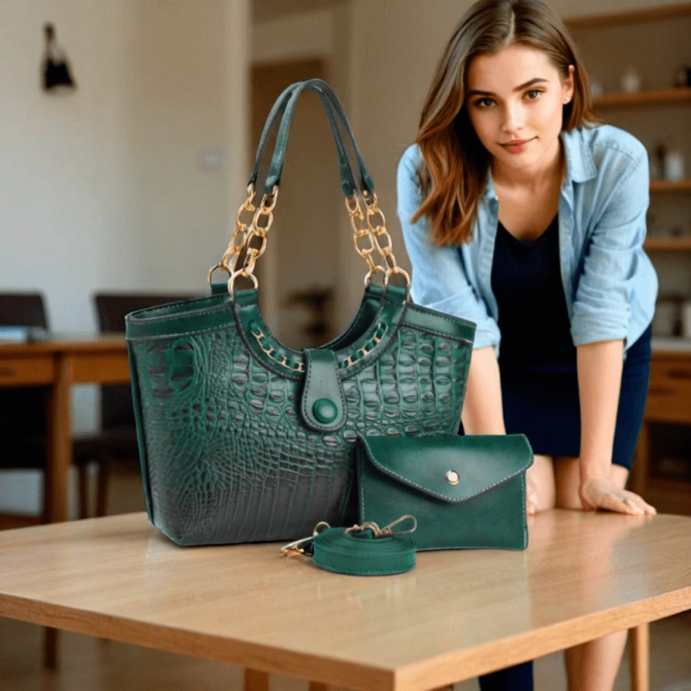 Crossbody Bag for Women – 2-Piece, 7 Colors, PU Leather, Polyester – detail view 16