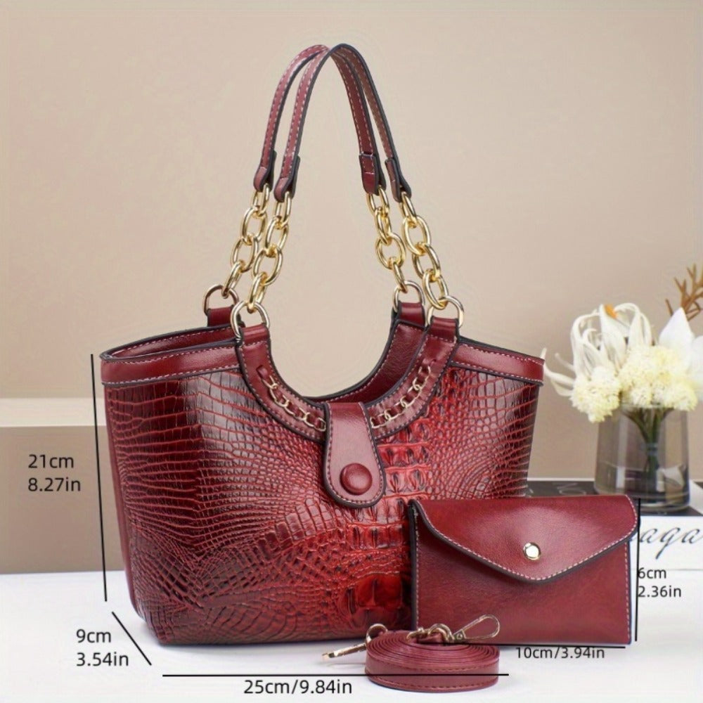 Crossbody Bag for Women – 2-Piece, 7 Colors, PU Leather, Polyester – detail view 20