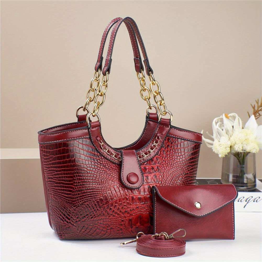 Crossbody Bag for Women – 2-Piece, 7 Colors, PU Leather, Polyester – detail view 26