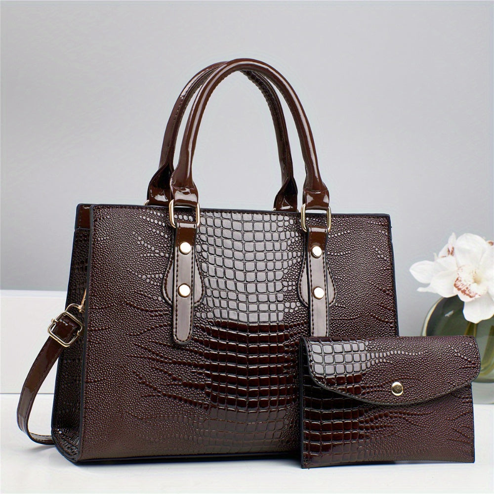 Crossbody Bag for Women – 2-Piece, PU Leather, Large Capacity, for Travel & Work – detail view 19