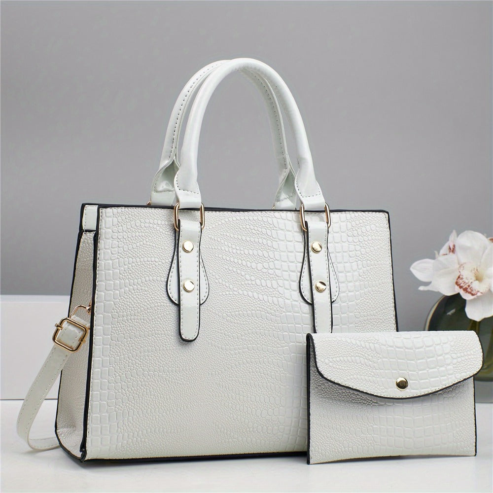 Crossbody Bag for Women – 2-Piece, PU Leather, Large Capacity, for Travel & Work – detail view 13