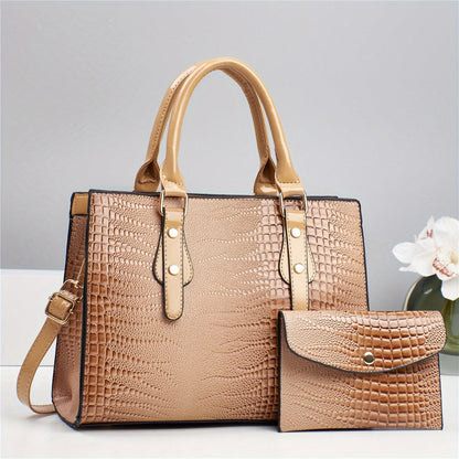 Crossbody Bag for Women – 2-Piece, PU Leather, Large Capacity, for Travel & Work – detail view 15