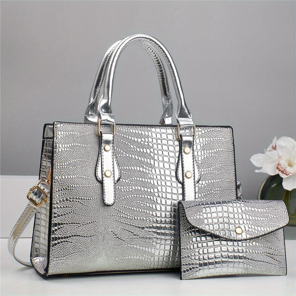 Crossbody Bag for Women – 2-Piece, PU Leather, Large Capacity, for Travel & Work – detail view 18