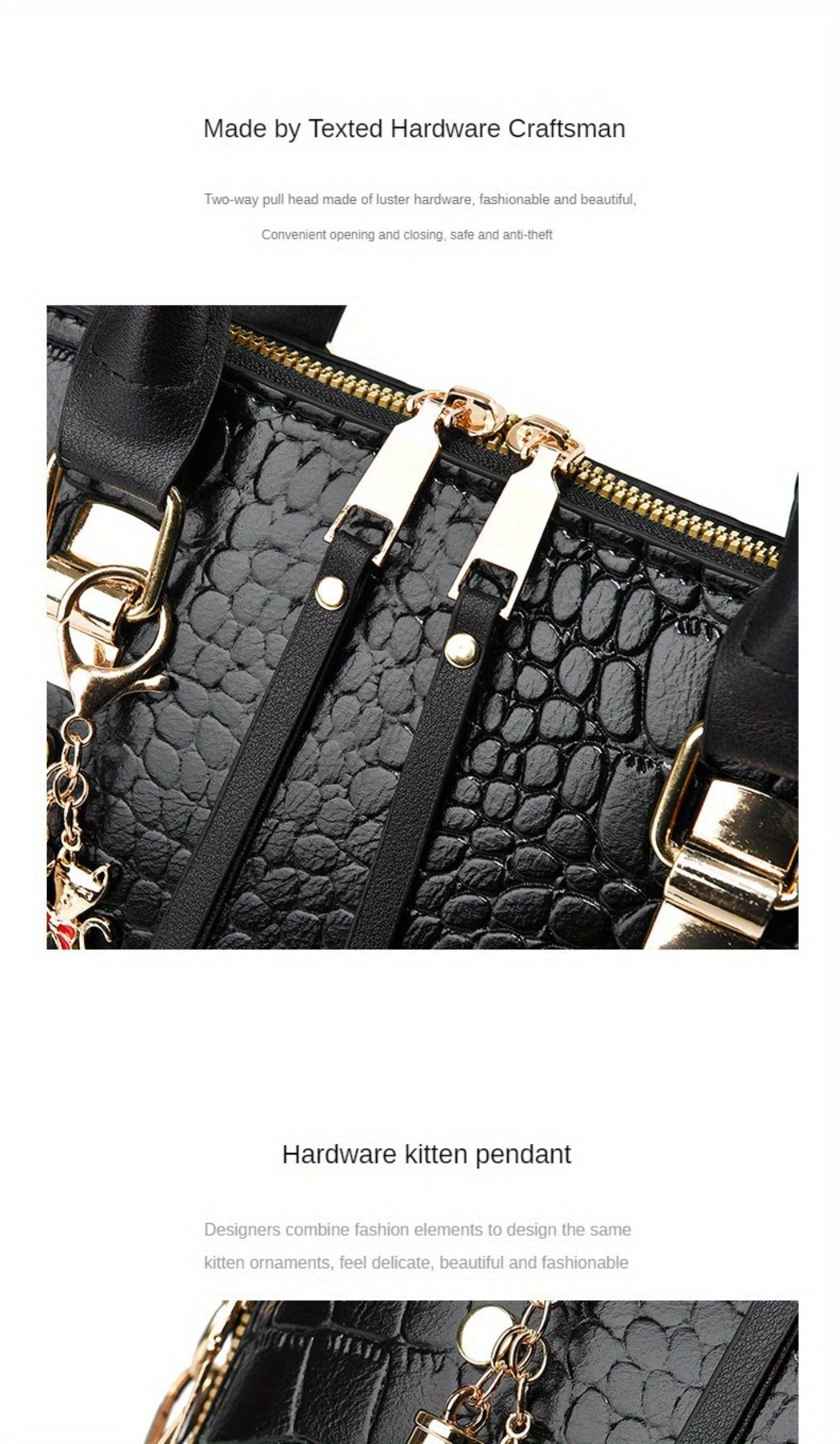 Crossbody Bag for Women – 2pcs, Adjustable Strap – detail view 16
