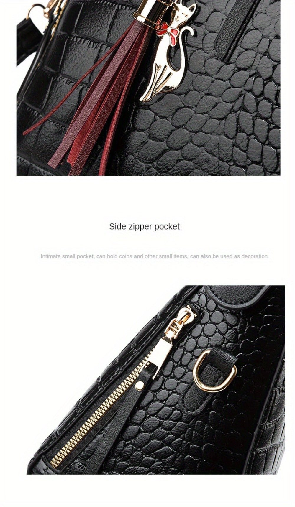 Crossbody Bag for Women – 2pcs, Adjustable Strap – detail view 17