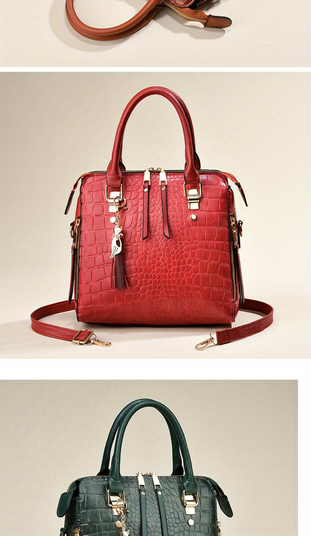 Crossbody Bag for Women – 2pcs, Adjustable Strap – detail view 21