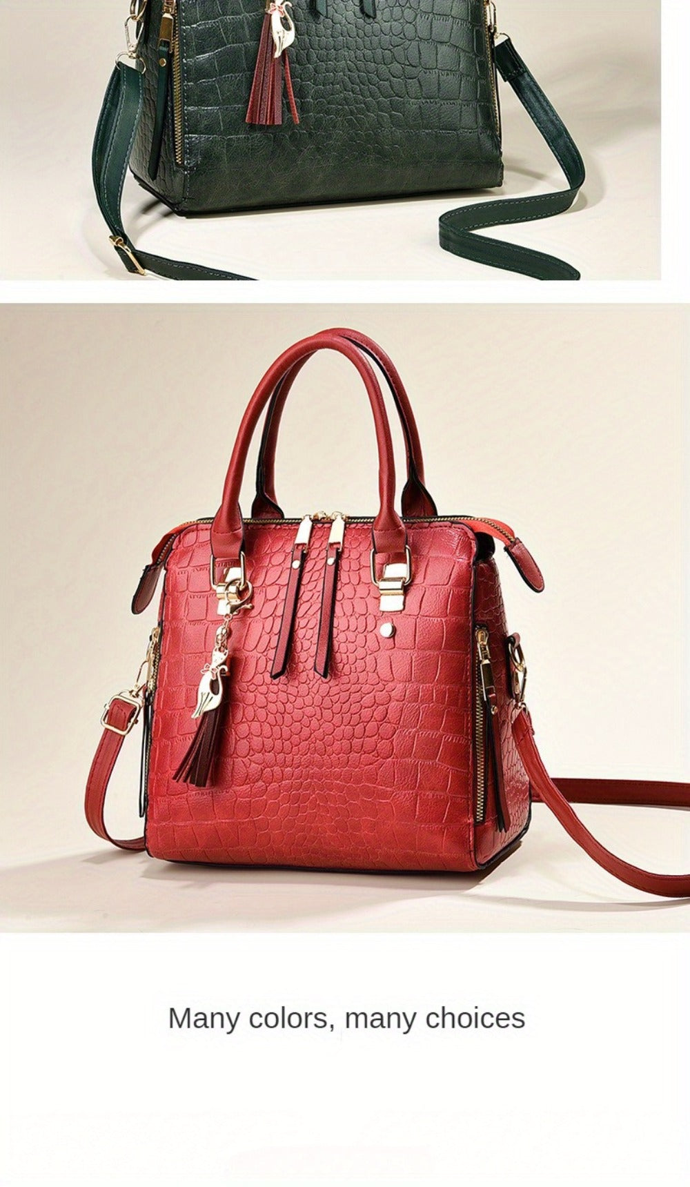 Crossbody Bag for Women – 2pcs, Adjustable Strap – detail view 22