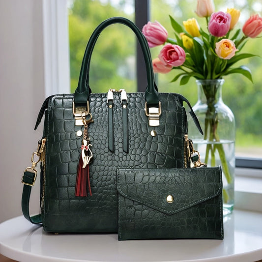Crossbody Bag for Women – 2pcs, Adjustable Strap – front view