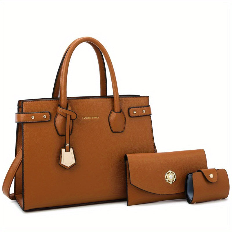 Crossbody Bag for Women – 3-Piece, Large Capacity, for Work & Everyday Use – detail view 2