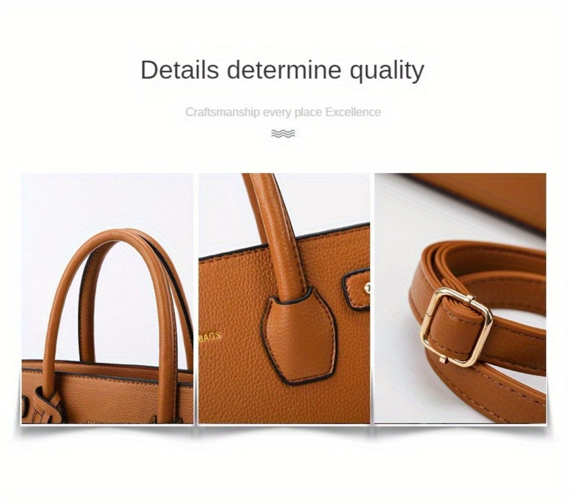 Crossbody Bag for Women – 3-Piece, Large Capacity, for Work & Everyday Use – detail view 13