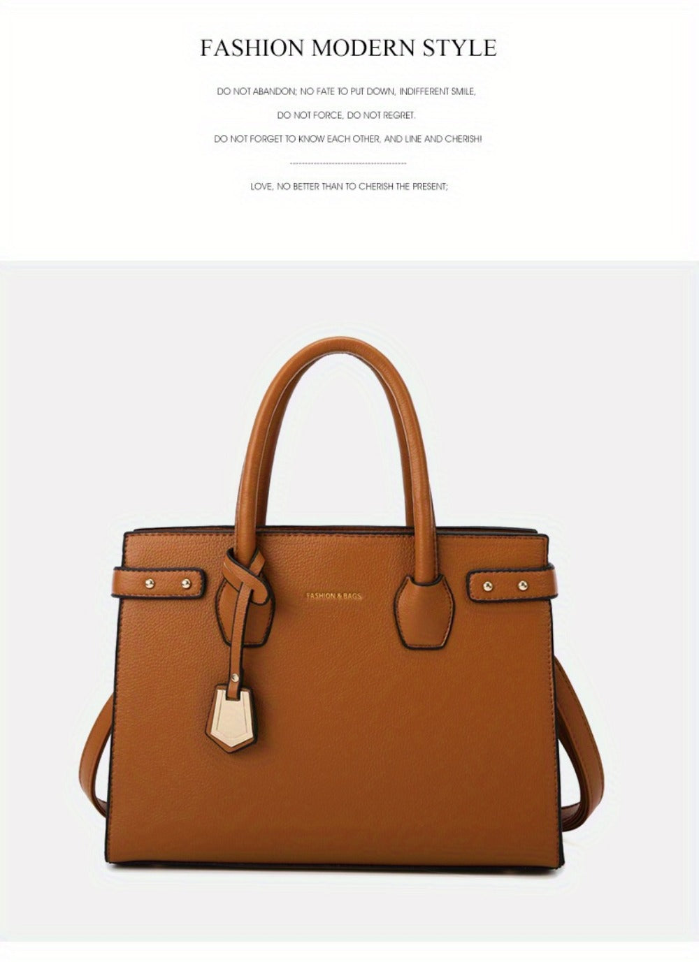 Crossbody Bag for Women – 3-Piece, Large Capacity, for Work & Everyday Use – detail view 16