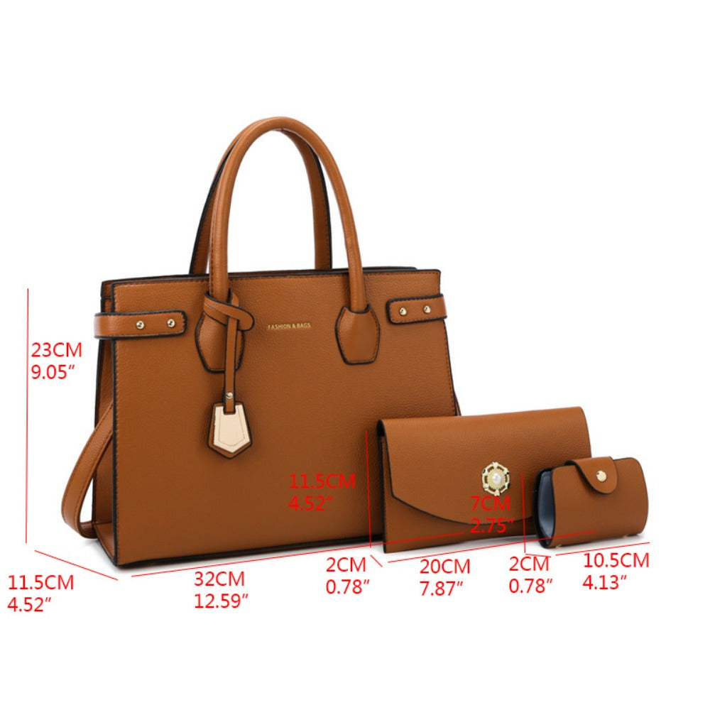 Crossbody Bag for Women – 3-Piece, Large Capacity, for Work & Everyday Use – detail view 19