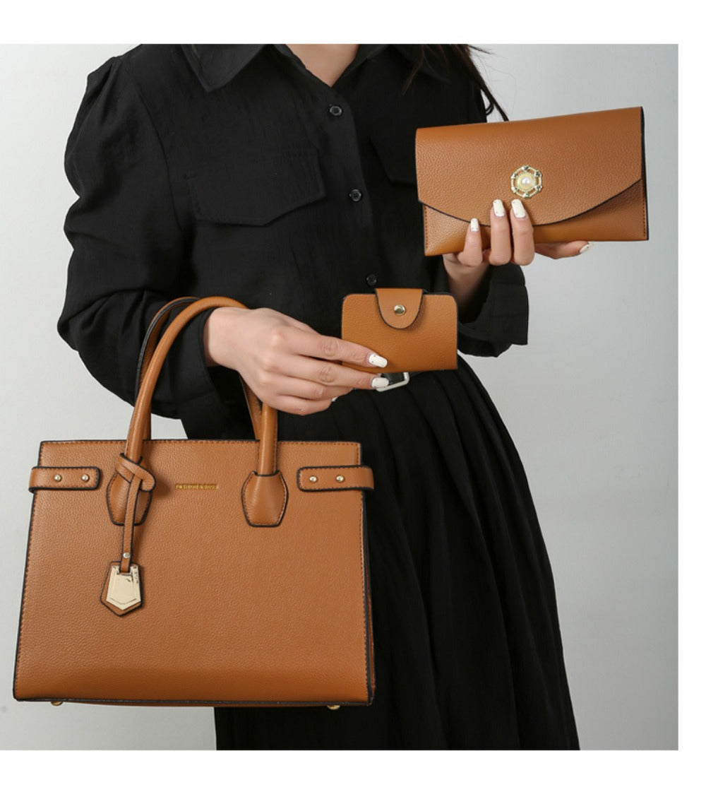 Crossbody Bag for Women – 3-Piece, Large Capacity, for Work & Everyday Use – detail view 25