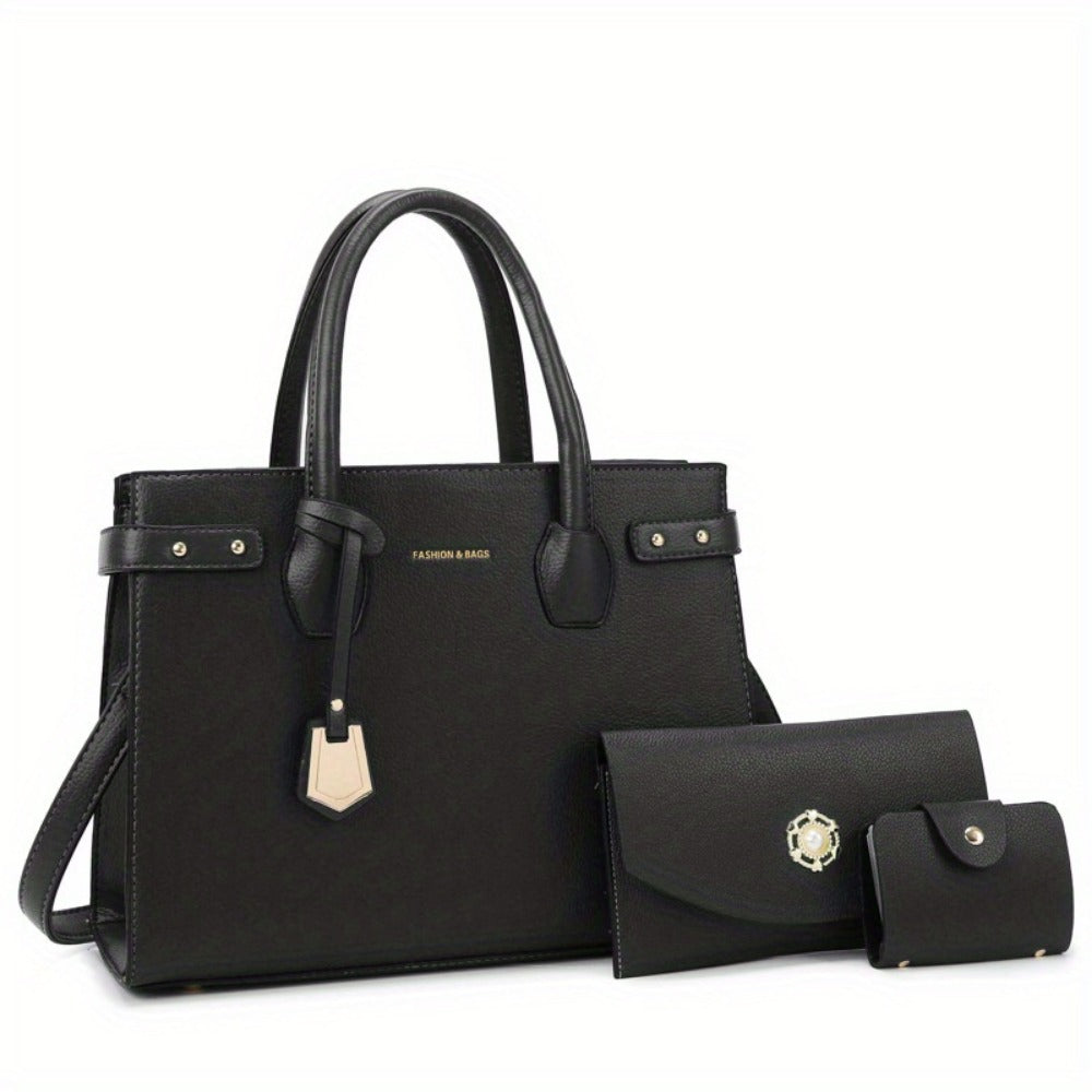Crossbody Bag for Women – 3-Piece, Large Capacity, for Work & Everyday Use – detail view 5