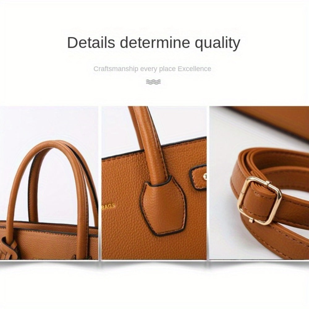 Crossbody Bag for Women – 3-Piece, Large Capacity, for Work & Everyday Use – detail view 10