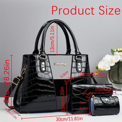 Crossbody Bag for Women – 3-Piece, Polyester – detail view 2