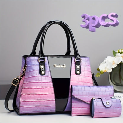 Crossbody Bag for Women – 3-Piece, Polyester – detail view 6