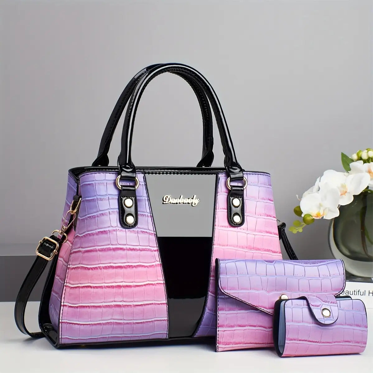 Crossbody Bag for Women – 3-Piece, Polyester – detail view 19